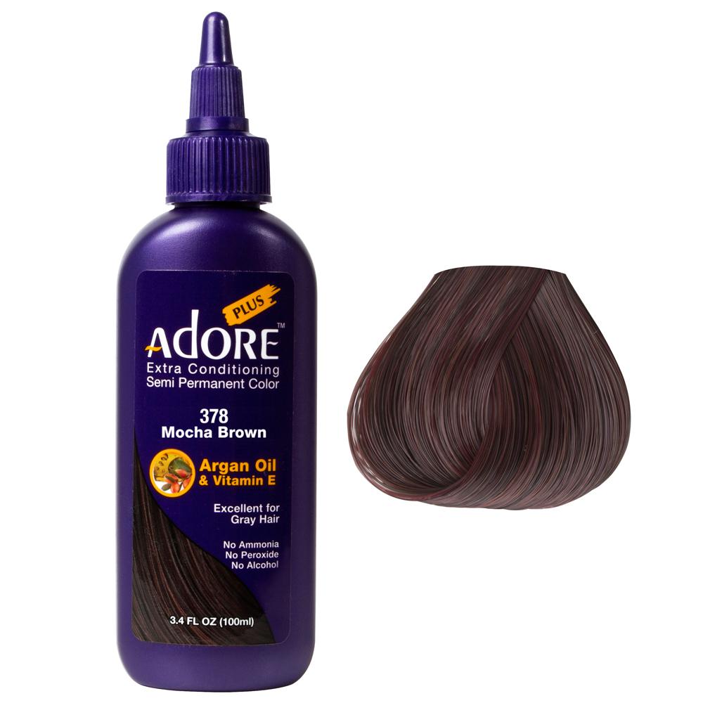 Adore Plus Semi Permanent Color Mocha Brown - Salon Warehouse
