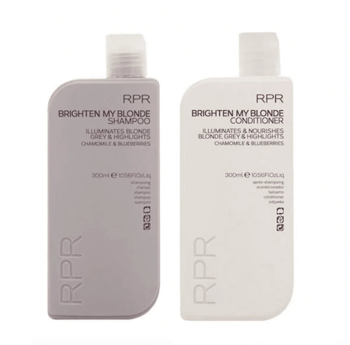 RPR Brighten My Blonde Shampoo and Conditioner 300ml Duo Bundle Salon Warehouse