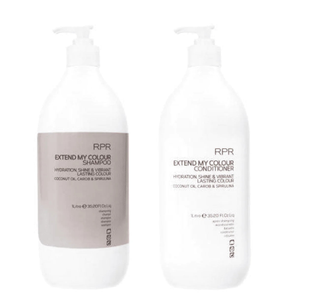 RPR Extend My Colour Shampoo & Conditioner Duo Set 1L - Salon Warehouse