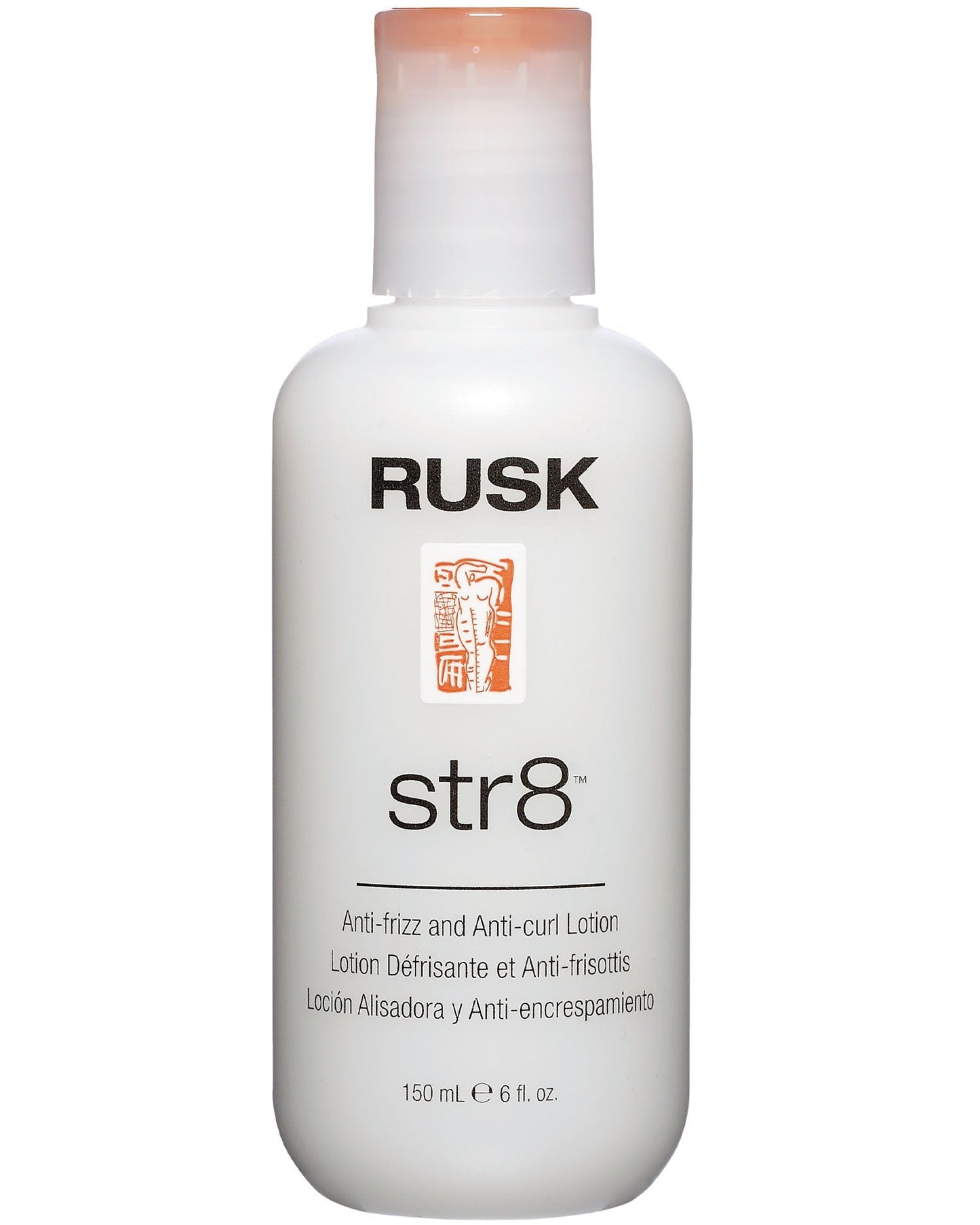 Rusk Str8 Anti-Frizz And Anti-Curl Lotion 6 Oz.