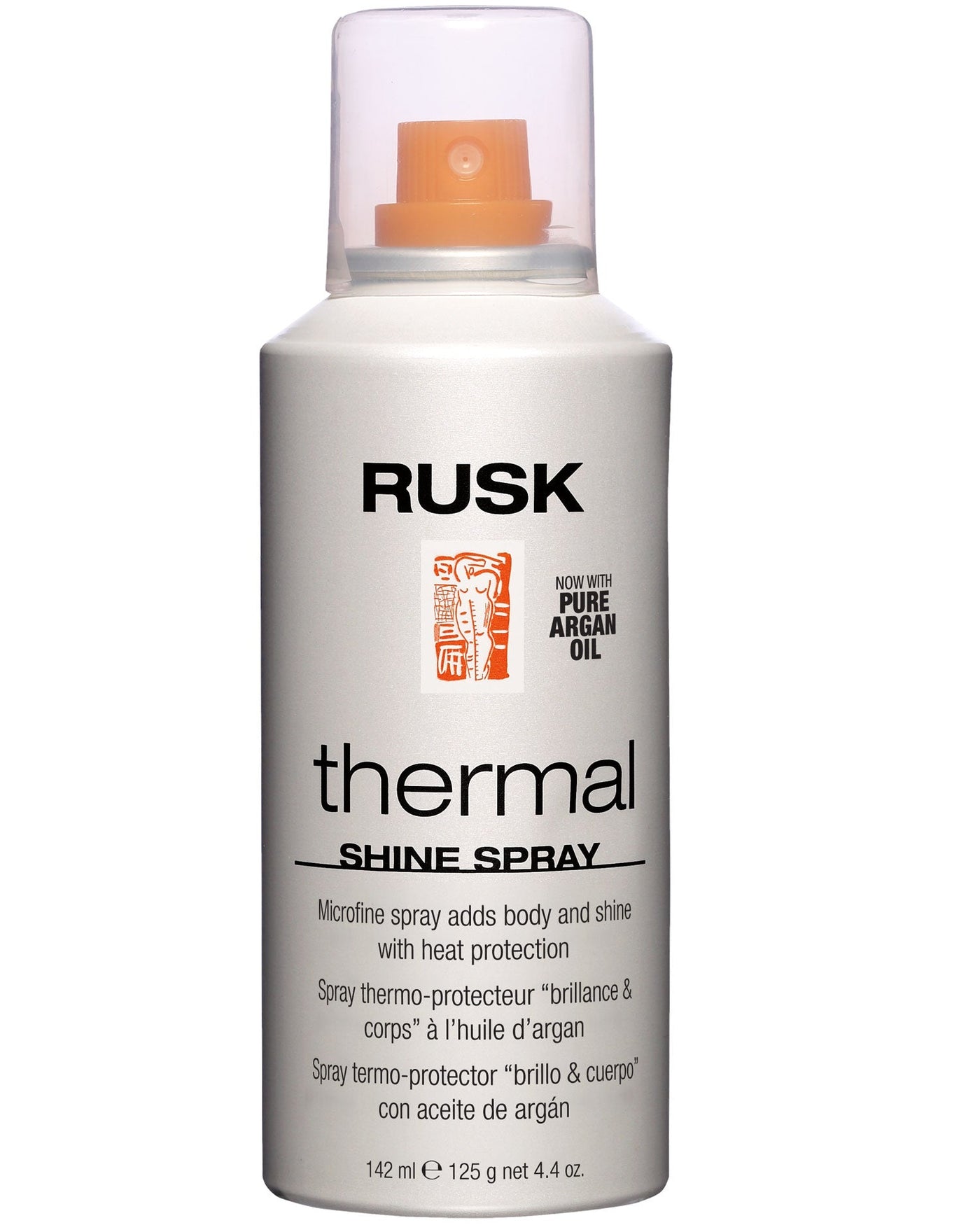 Rusk Thermal Shine Spray With Argan Oil 4.4 Oz.