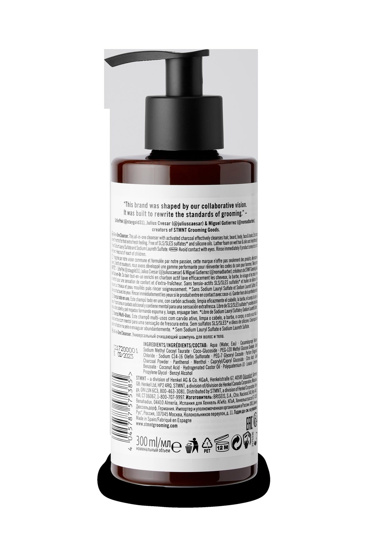 STMNT Grooming Goods All In One Cleanser 300mL - Salon Warehouse