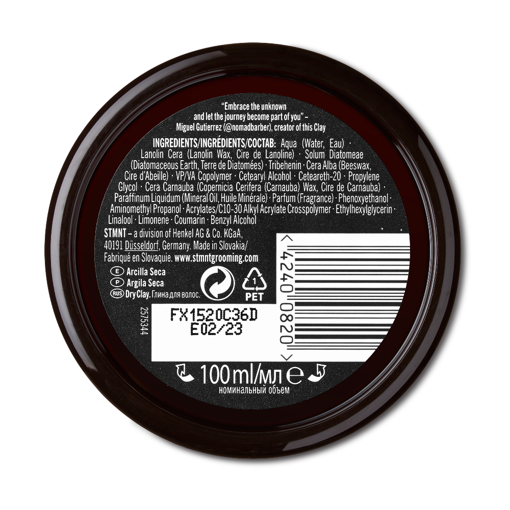 STMNT Grooming Goods Dry Clay 100mL - Salon Warehouse