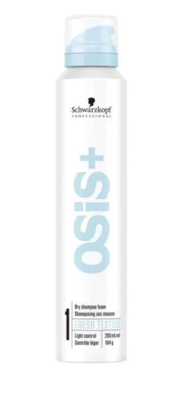 Schwarzkopf Osis+ Fresh Texture - Dry Shampoo Foam 200ml - Salon Warehouse