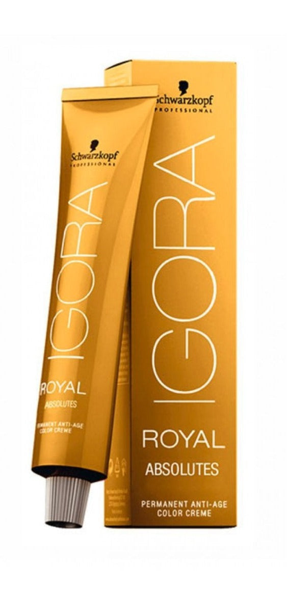Schwarzkopf Igora Royal Absolutes Permanent Colour 60ml - Salon Warehouse