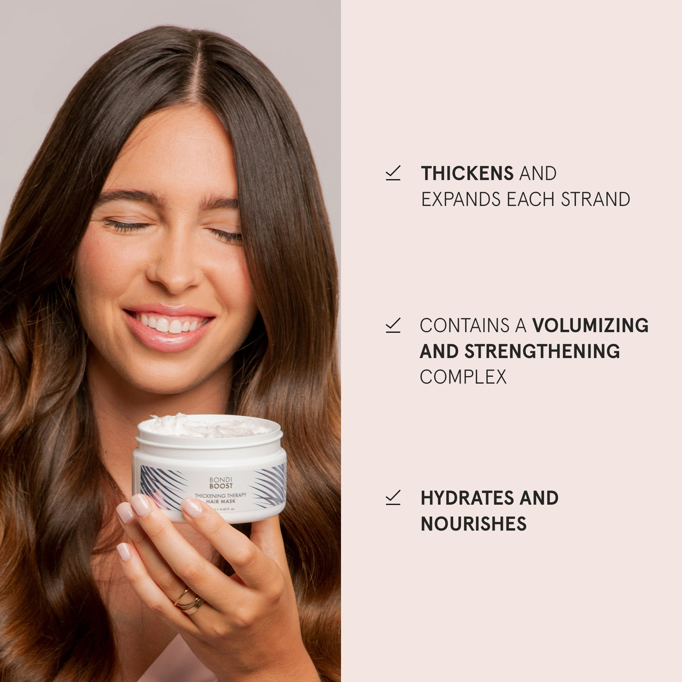 BondiBoost Thickening Therapy Hair Mask 1000ml - NEW
