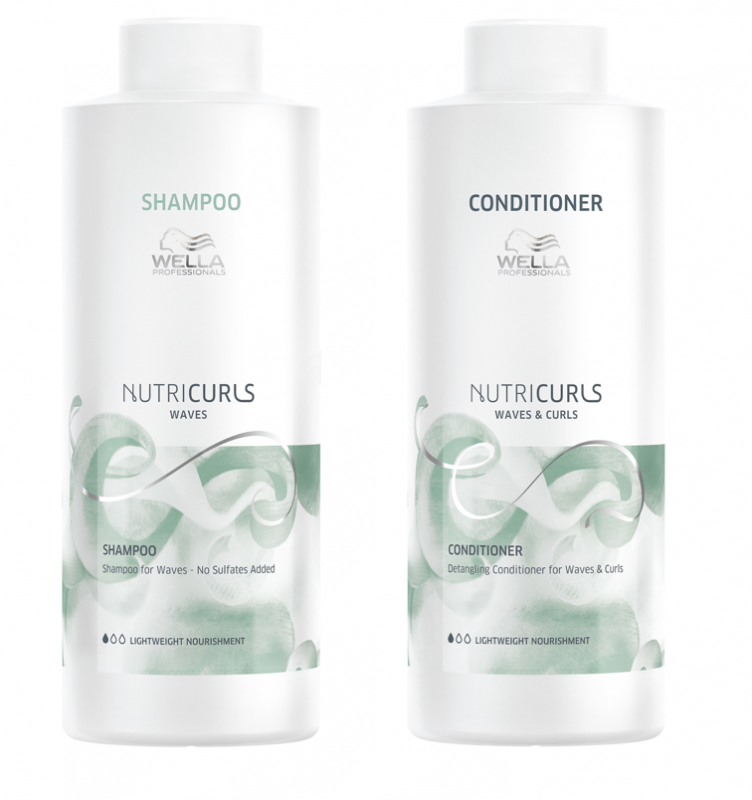 Wella Nutricurls Waves Shampoo & Conditioner Duo 1000ml