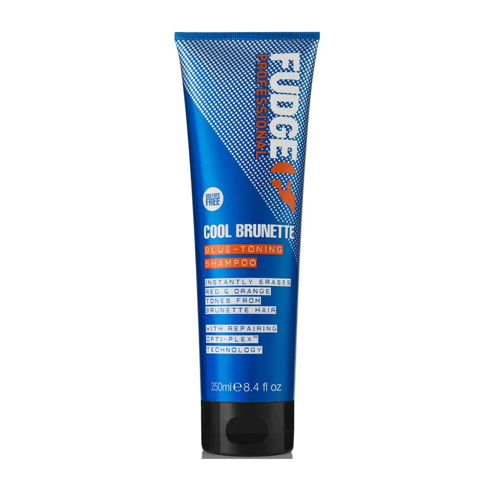 Fudge Cool Brunette Blue Toning Shampoo 250ml - Salon Warehosue