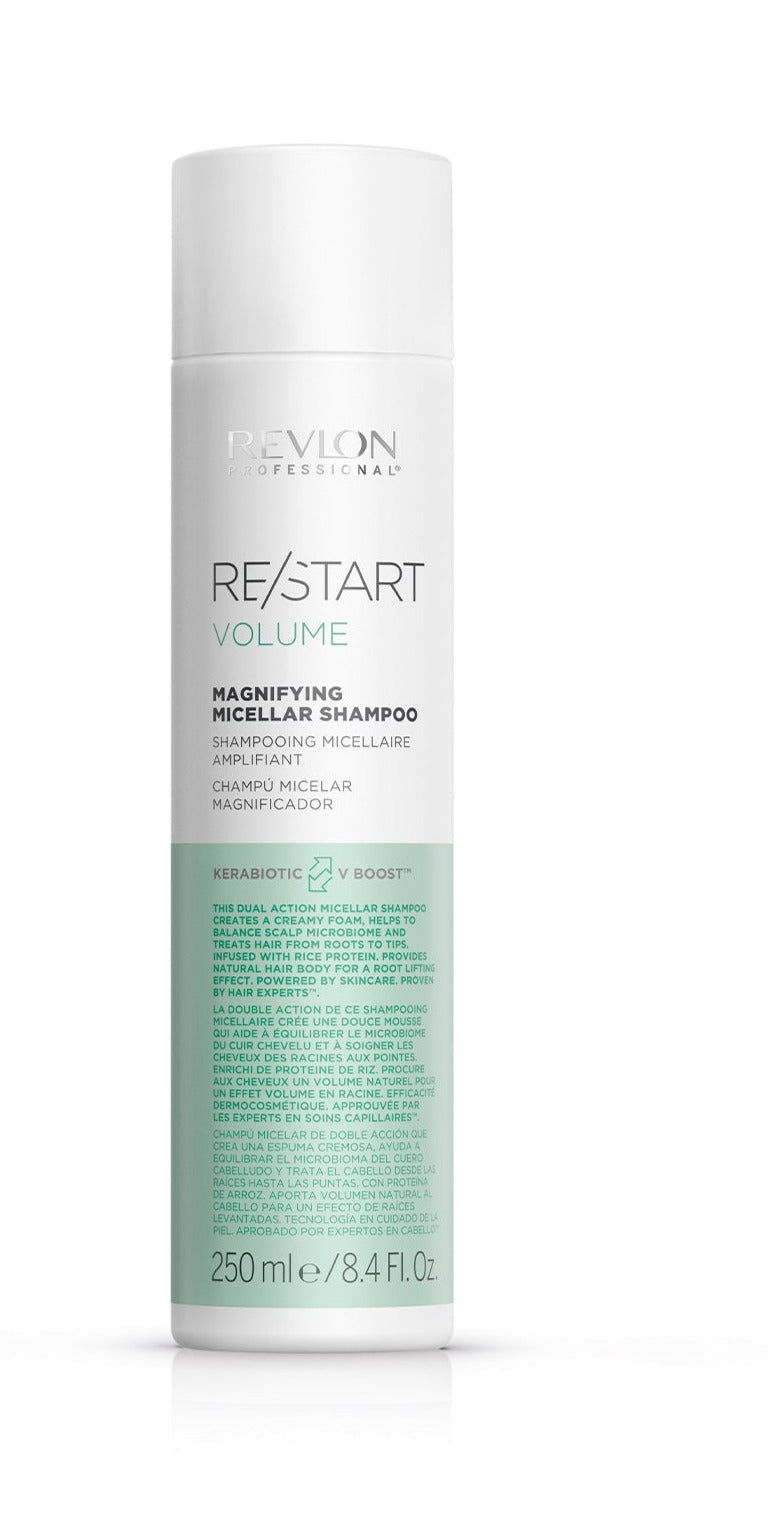 REVLON RE/START VOLUME MAGNIFYING MICELLAR SHAMPOO 250ml - Salon Warehouse  – Salon Warehouse