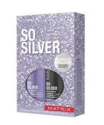 Matrix Total Results So Silver Shampoo and So Silver Conditioner 300ml Gift Pack - Salon Warehouse