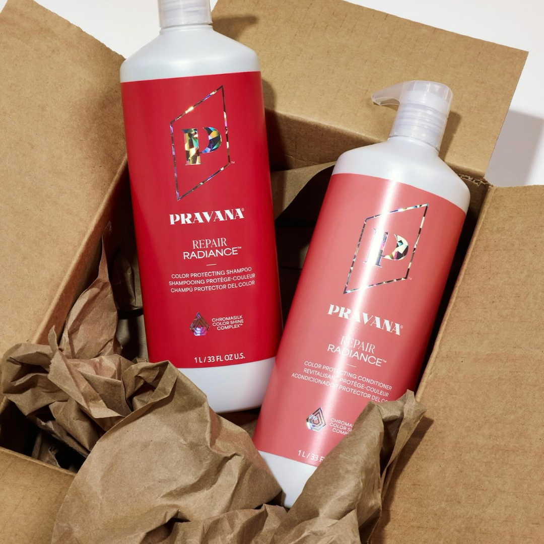 PRAVANA Big Bottles & Basin Sizes