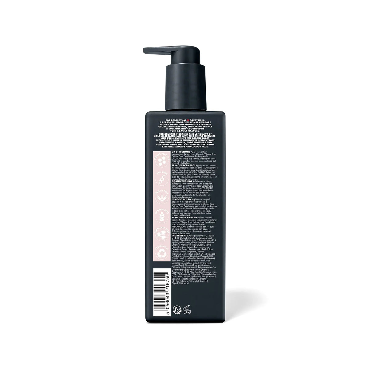 LABEL.M Vibrant Rose Colour Care Shampoo 300ml