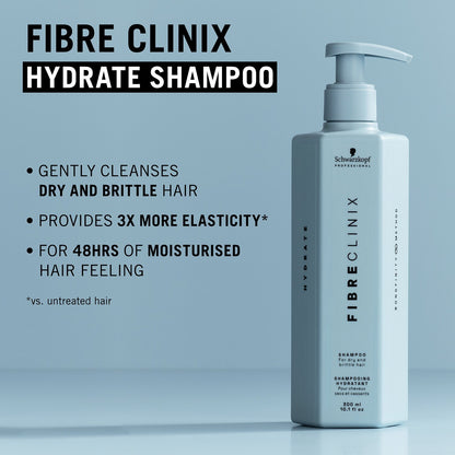 Schwarzkopf Professional Fibre Clinix Hydrate Shampoo 300ml