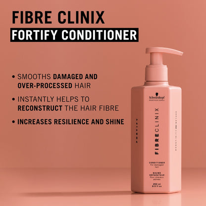 Schwarzkopf Professional Fibre Clinix Fortify Conditioner 250ml