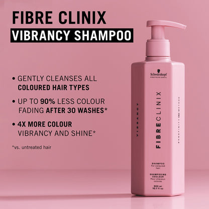 Schwarzkopf Professional Fibre Clinix Vibrancy Shampoo 300ml