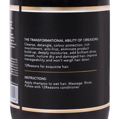 12 Reasons Argan Oil Shampoo 1000ml - Salon Warehouse