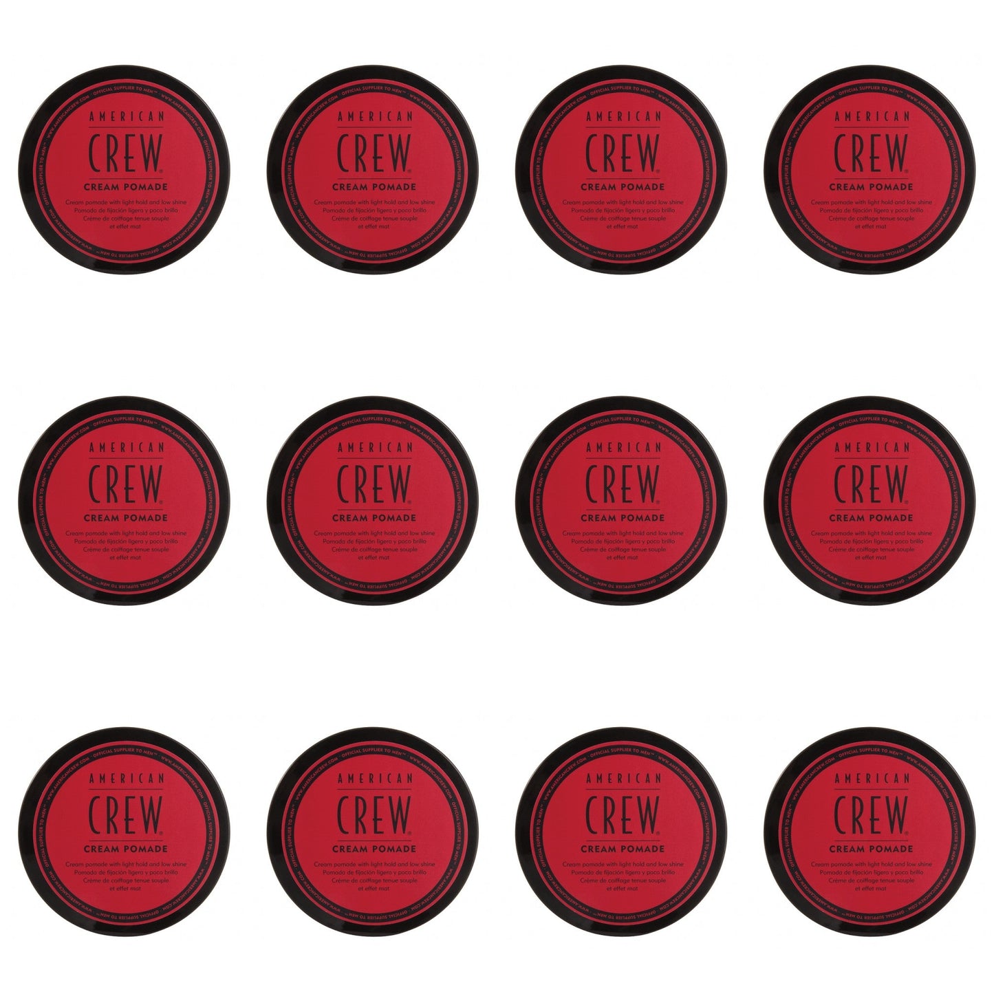 American Crew Cream Pomade 12 Pack