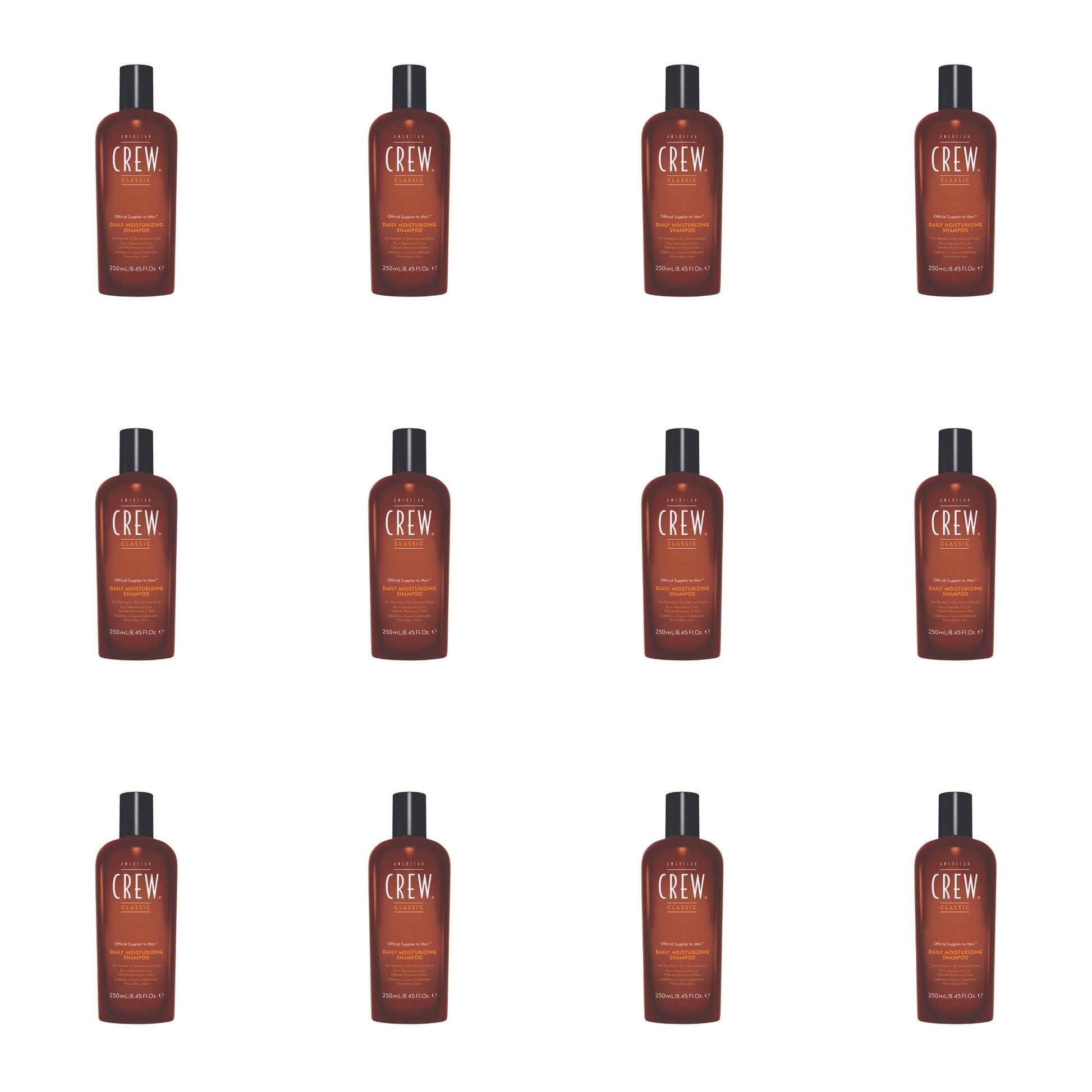 American Crew Daily Moisturising Shampoo 250ml 12 Pack