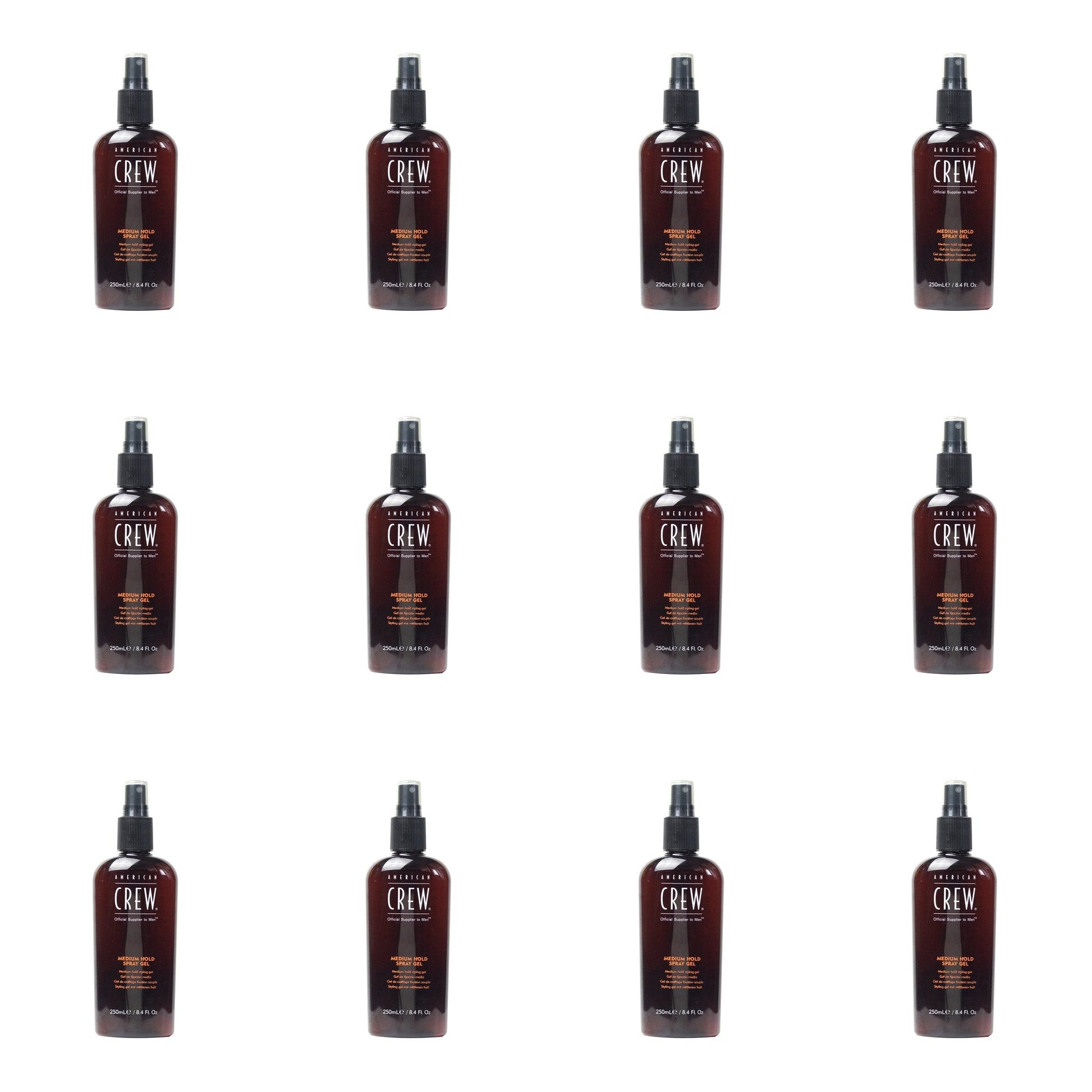 American Crew Medium Hold Gel Spray 250ml 12 Pack