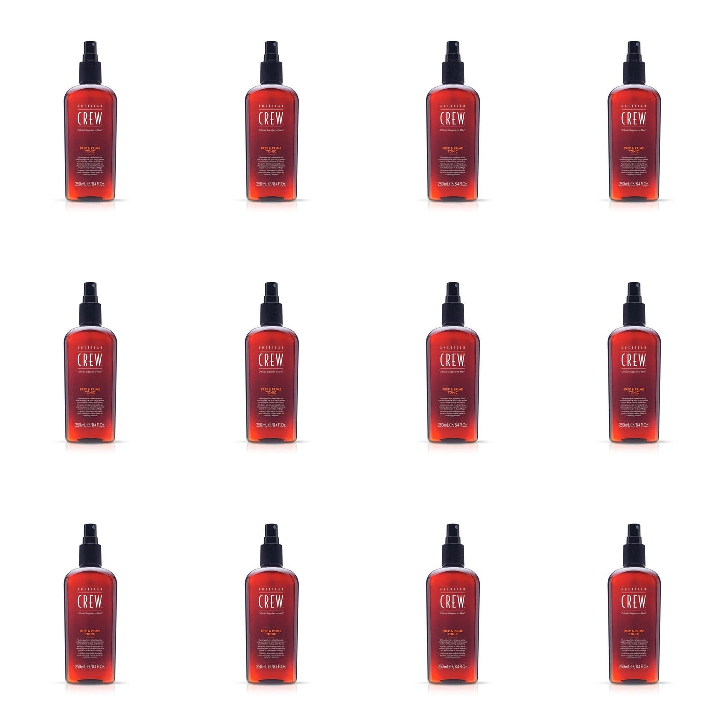 American Crew Prep & Prime Tonic 250ml 12 Pack