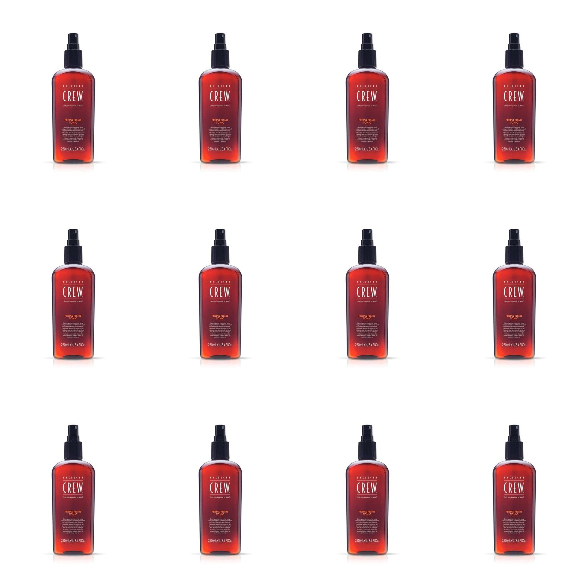 American Crew Prep & Prime Tonic 250ml 12 Pack