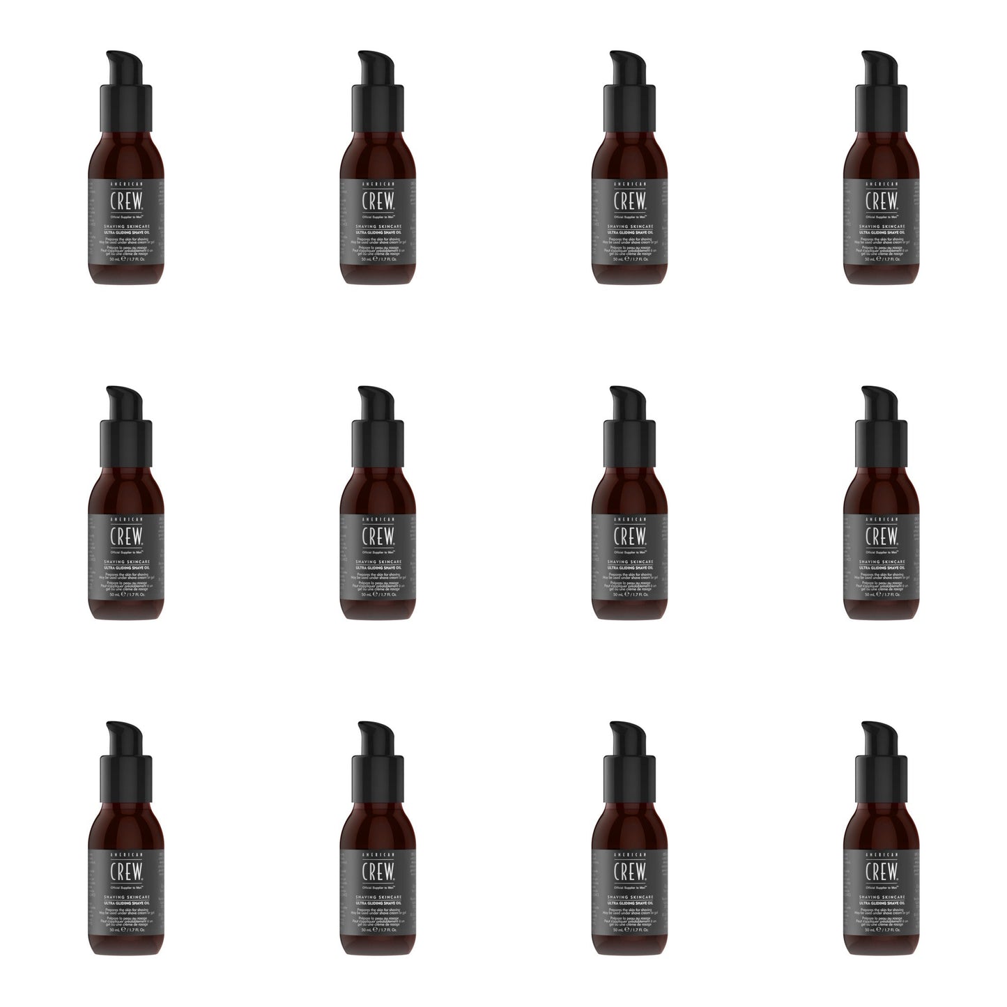 American Crew Ultra Gliding Shave Oil 50ml 12 Pack
