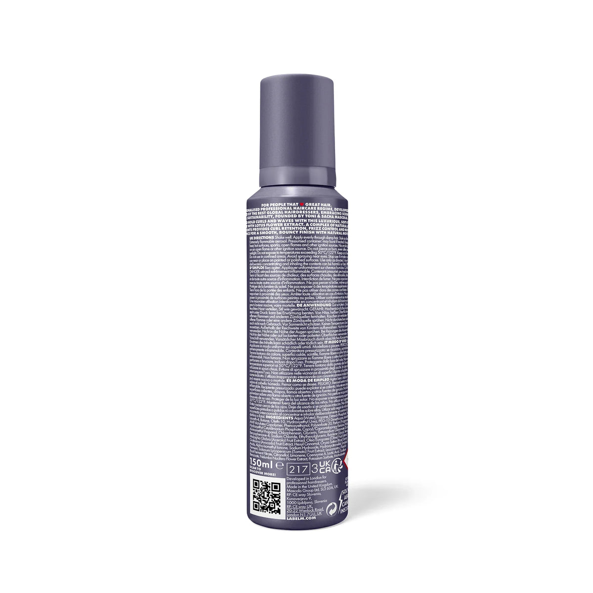 LABEL.M Curl Define Foam 150ml