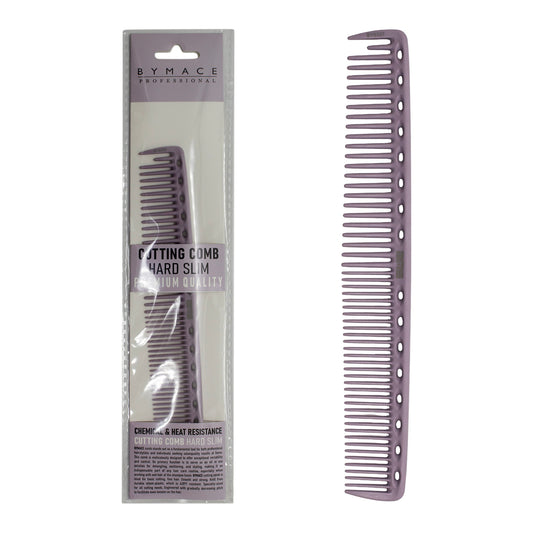 BYMACE Cutting Comb Hard Slim with Grip - Lilac