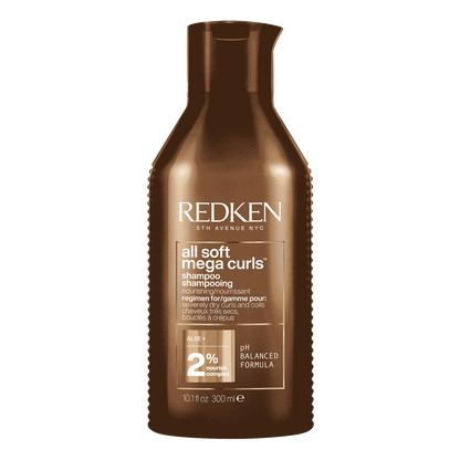 Redken All Soft Mega Curls Shampoo, Conditioner & Leave in Treatment Trio - Salon Warehouse