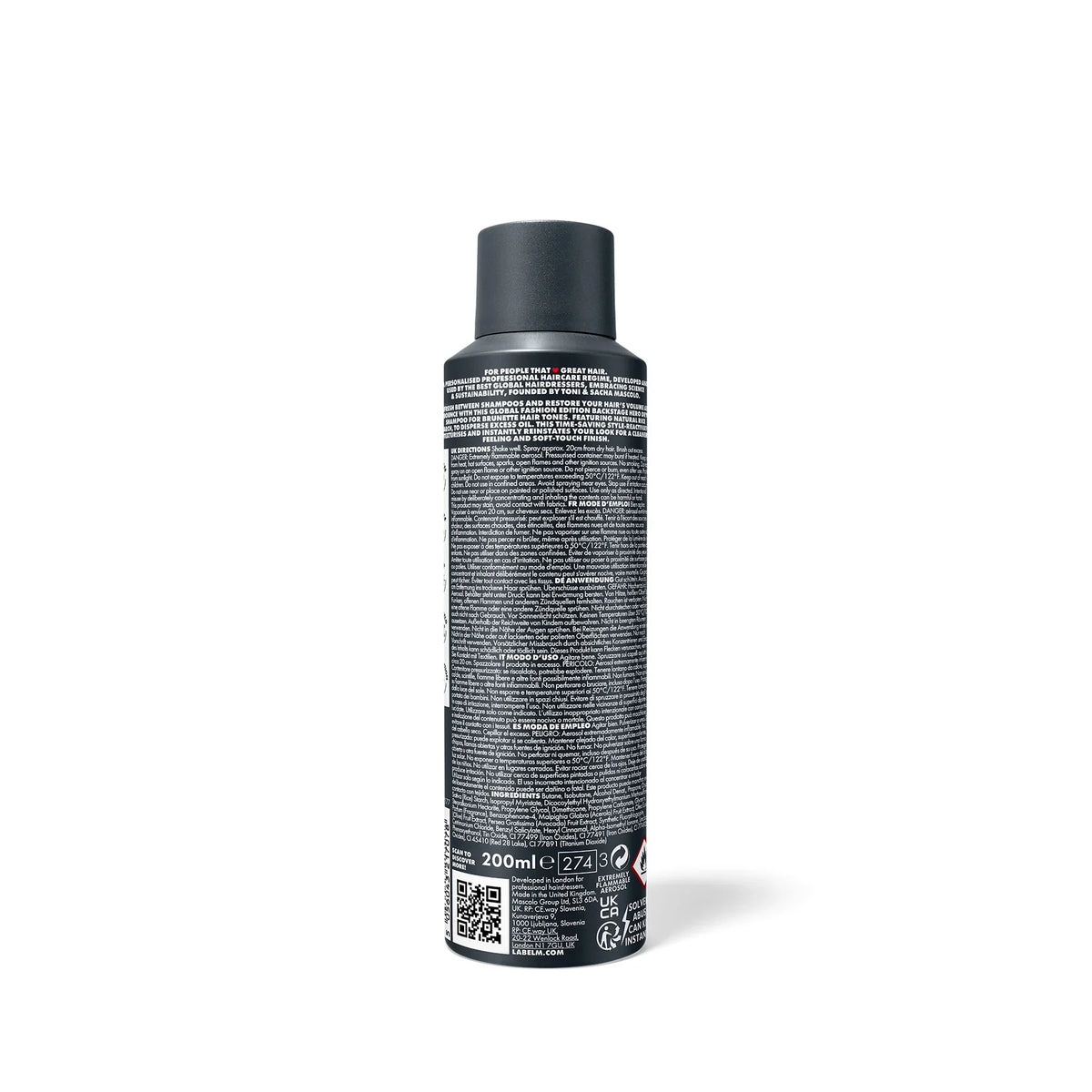 LABEL.M Fashion Edition Brunette Dry Shampoo 200ml