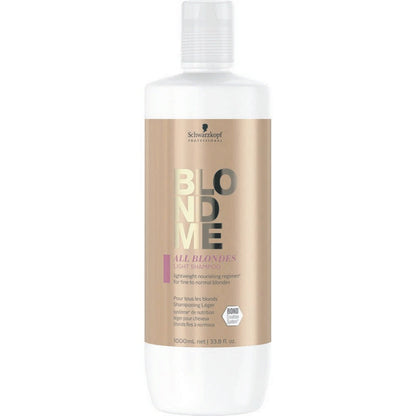 Schwarzkopf Professional Blondeme All Blondes Light Shampoo & Rich Conditioner 1000ml Duo - Salon Warehouse