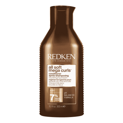 Redken All Soft Mega Curls Shampoo, Conditioner & Leave in Treatment Trio - Salon Warehouse