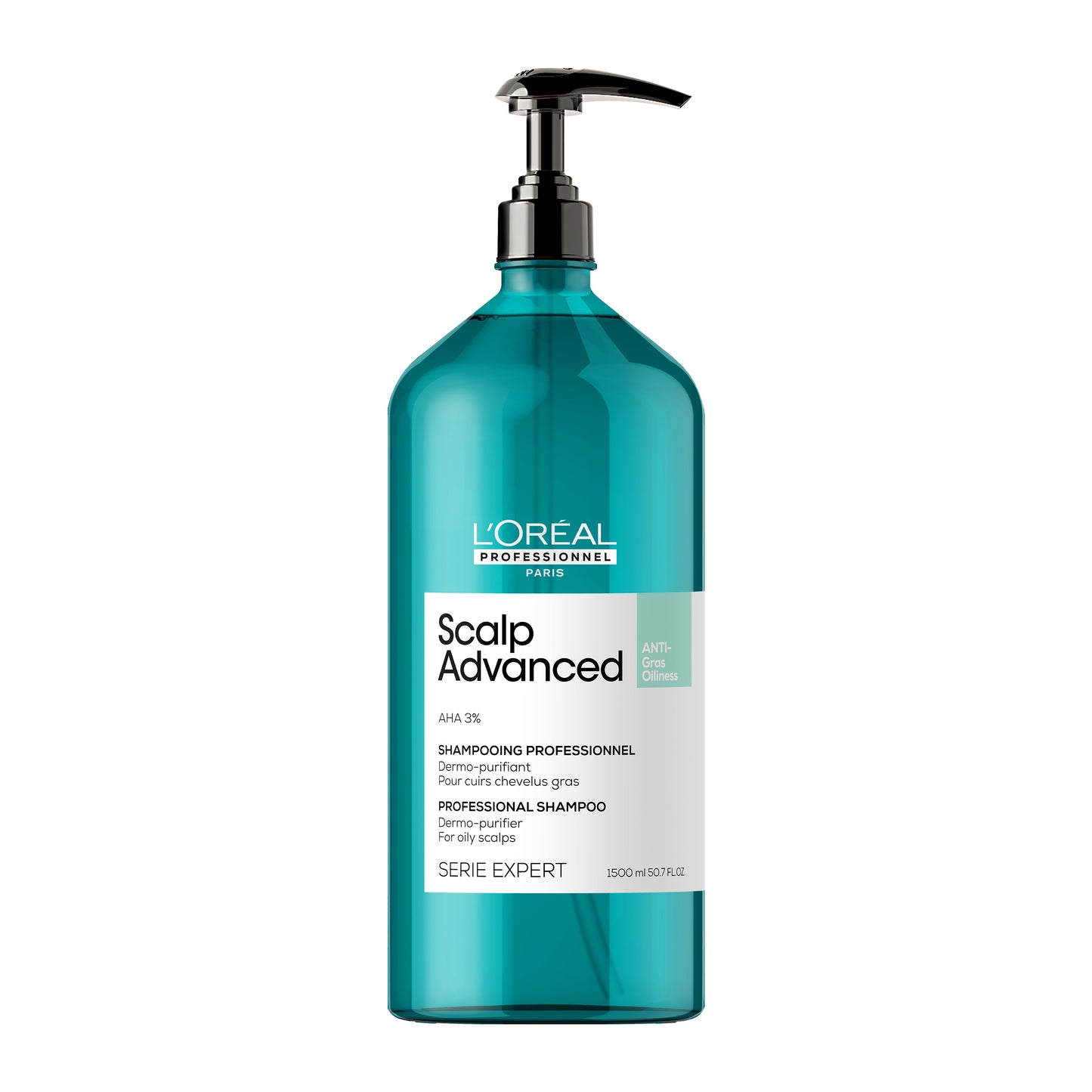 L'Oréal Professionnel Scalp Advanced Anti-Oiliness Shampoo 1500ml & Mask 500ml Duo - Salon Warehouse