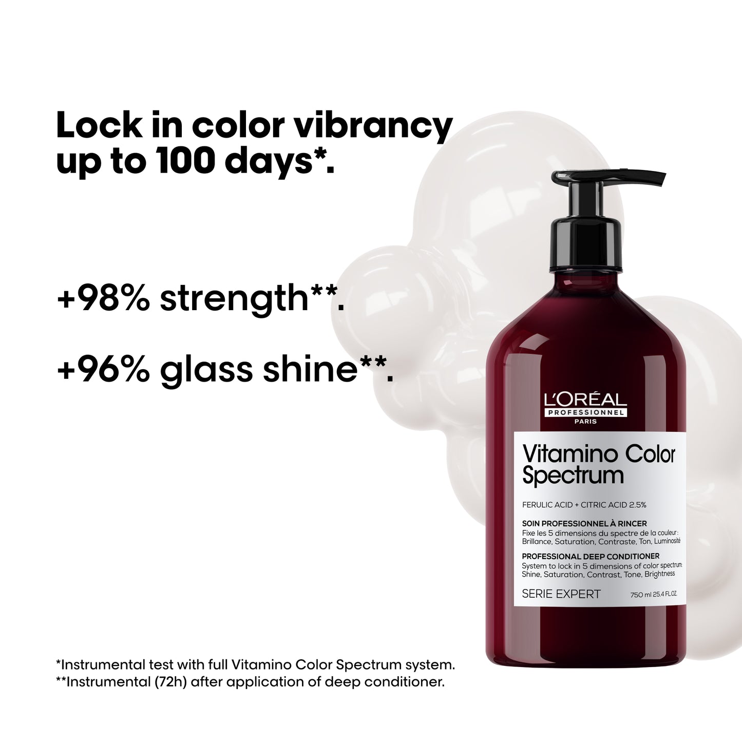L'Oréal Professionnel Vitamino Color Spectrum Shampoo 1500ml, Vitamino Color Spectrum Conditioner 750ml & Vitamino Color Spectrum Mask 500ml Trio