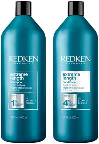 Redken Extreme Length Shampoo & Conditioner 1000ml Duo - Salon Warehouse