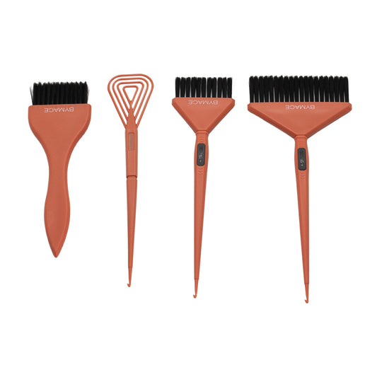 BYMACE - Mixer & Tinting Brush Set 4 Pack - Orange