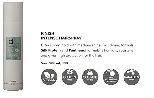 idHAIR Elements Xclusive Intense Hairspray 300ml - Salon Warehouse