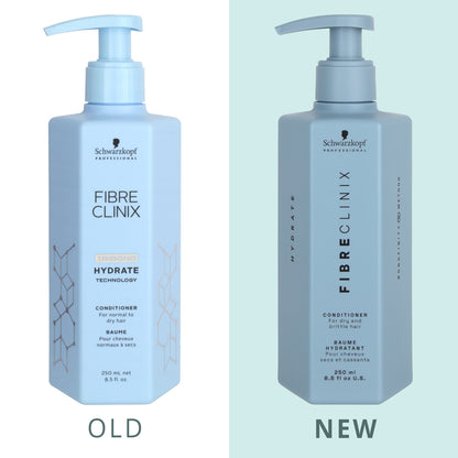 Schwarzkopf Professional Fibre Clinix Hydrate Shampoo 300ml & Conditioner 250ml Duo