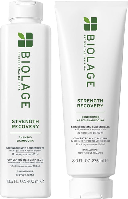 Matrix Biolage Strength Recovery Shampoo 400ml and Conditioner 236ml Duo NEW