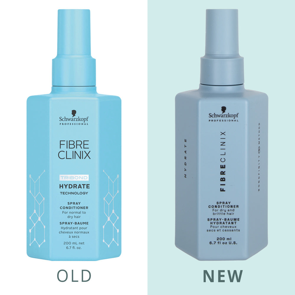 Schwarzkopf Professional Fibre Clinix Hydrate Spray Conditioner 200ml Trio