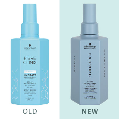 Schwarzkopf Professional Fibre Clinix Hydrate Spray Conditioner 200ml Trio
