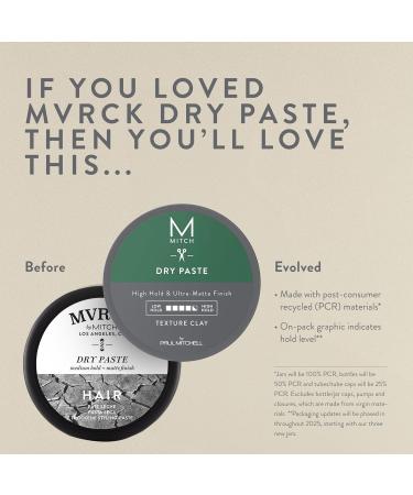 Paul Mitchell Mitch Dry Paste for Men Medium Hold, Matte Finish, For All Hair Types 85g