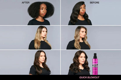 Redken Quick Blowout Lightweight Blow Dry Primer Spray 125ml Trio