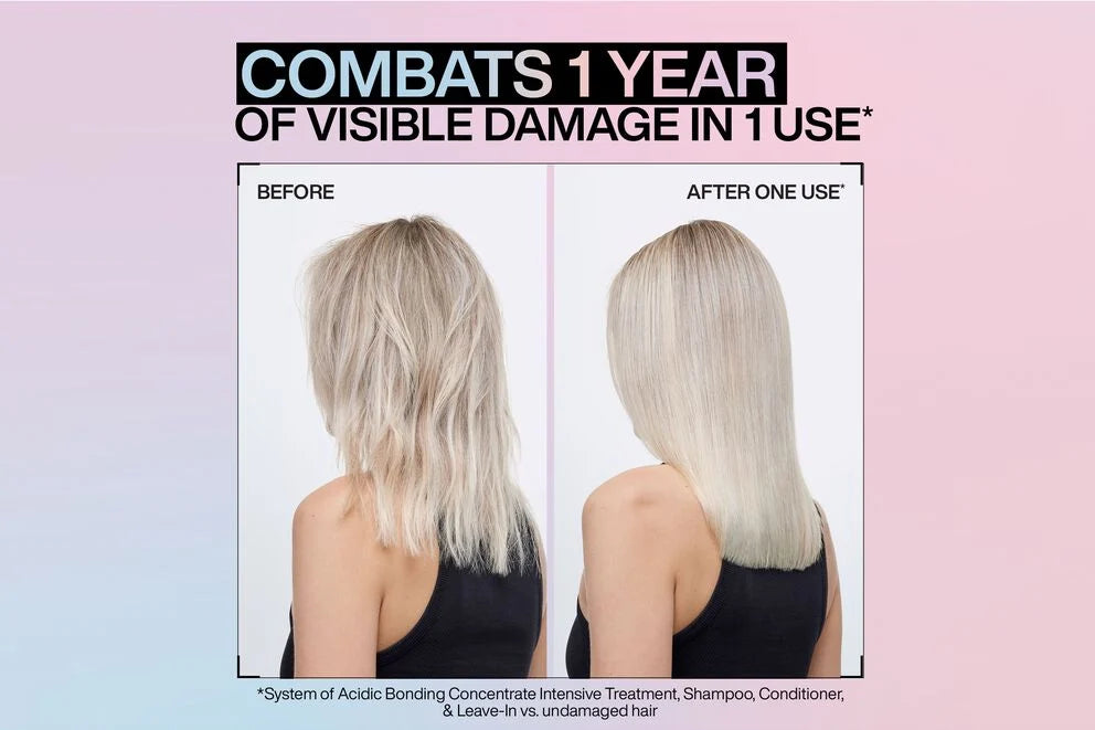 Redken Acidic Bonding Concentrate Shampoo 300ml, Conditioner 300ml & 5-Minute Mask 250ml Trio