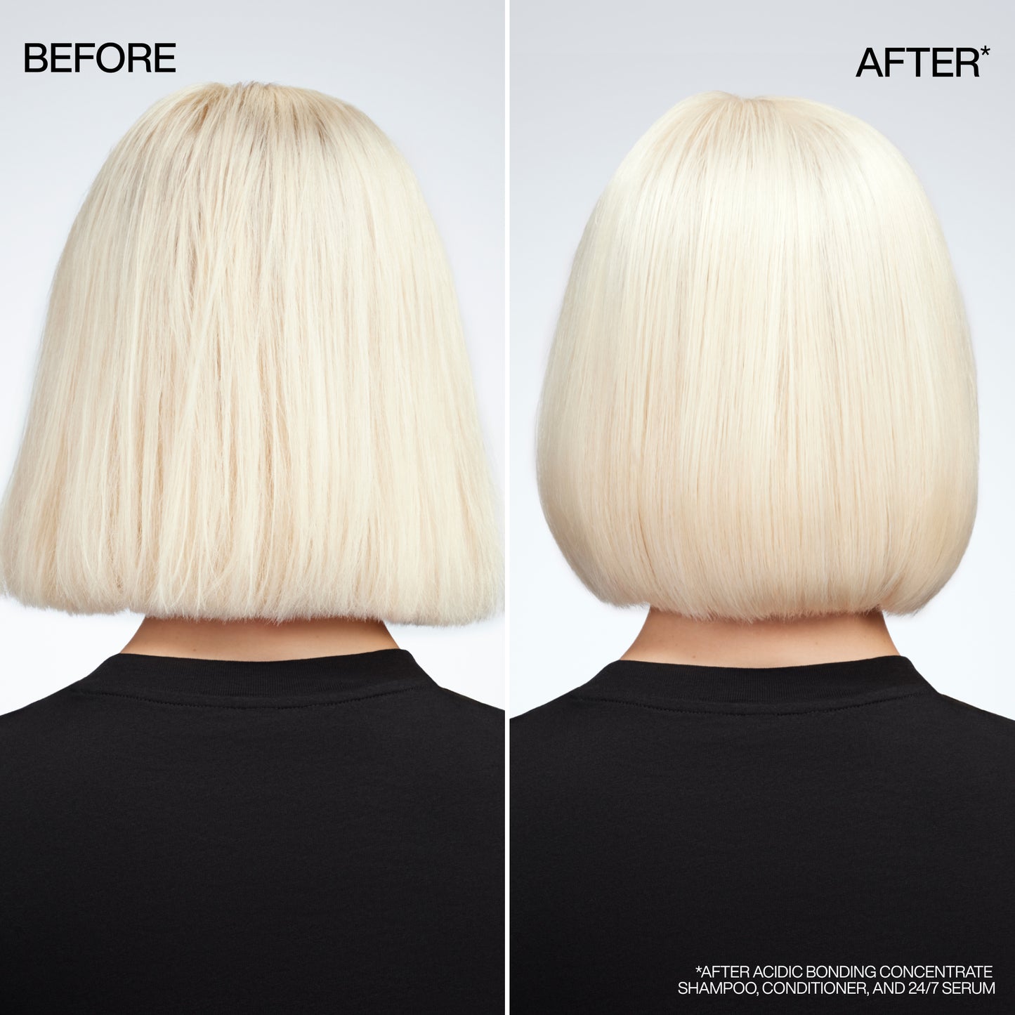 Redken Acidic Bonding Concentrate Shampoo 300ml, Conditioner 300ml & 24/7 Night and Day Serum 100ml Trio