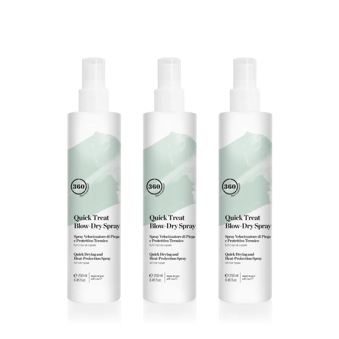 360 Quick Treat Blow-Dry Spray 250ml Trio