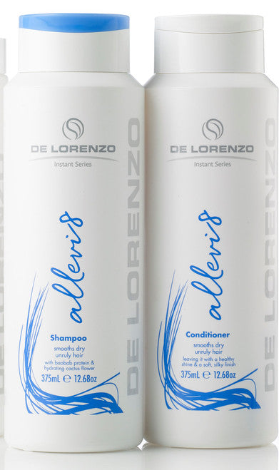De Lorenzo Instant Allevi8 Shampoo & Conditioner Duo 375ml - Salon Warehouse