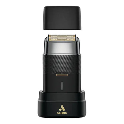 ANDIS ProFoil Plus II Titanium Foil Shaver, Cord/Cordless TS3 - Black Chrome