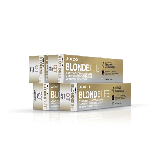 Joico Vero Colour Blonde Life Quick Tone Liqui-Crème Toner 74ml - Salon Warehouse 
