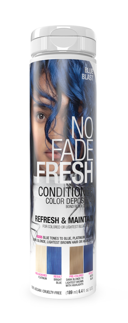 No Fade Fresh Semi Permanent Colour Depositing Conditioner Blue Blast 189ml